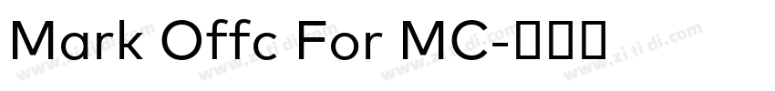Mark Offc For MC字体转换 Mark Offc For MC字体转换